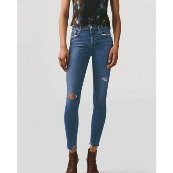 NWOT Agolde Sophie Mid Rise Ankle Jeans Womens 25 - Picture 1 of 8